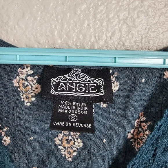 Boho Angie V-Neck Bell Sleeve Dress womens size s - Picture 7 of 10